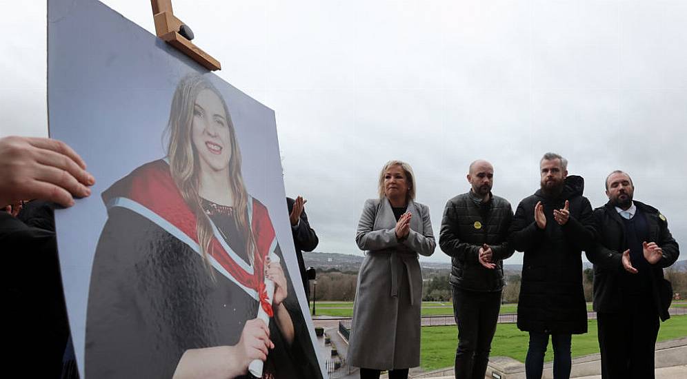 Vigil For Natalie Mcnally At Stormont Hears Calls To End Violence Against Women