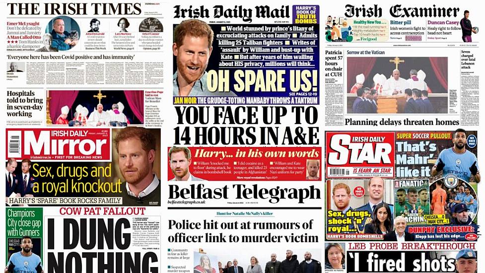 What The Papers Say: Friday's Front Pages