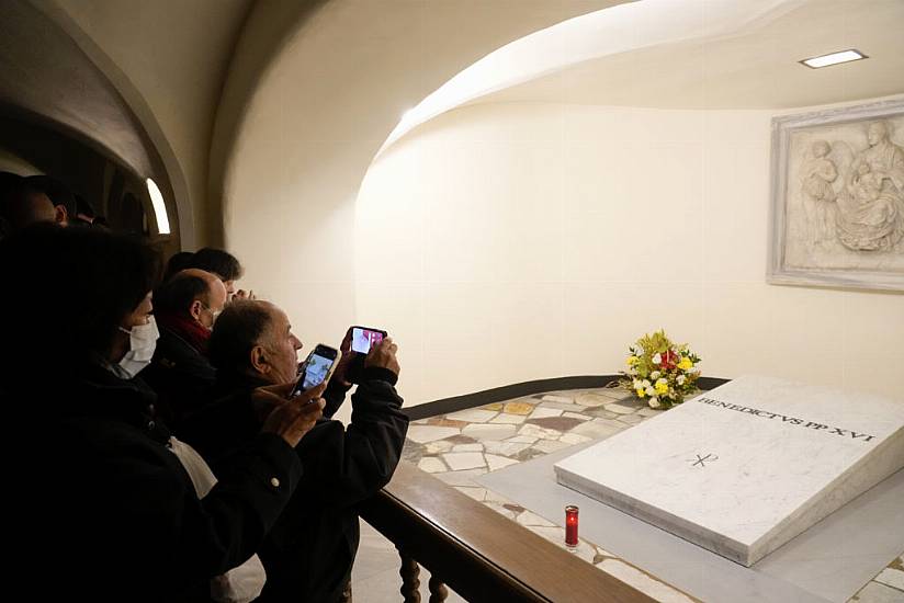 Public Allowed To View Tomb Of Pope Benedict