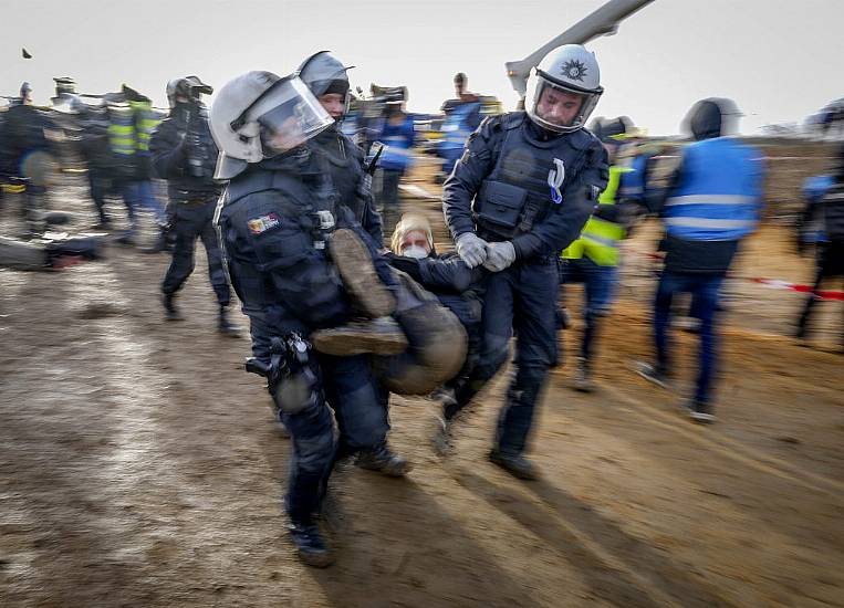 Activists Bid To Block Access To German Village Cleared For Coal Mine Expansion