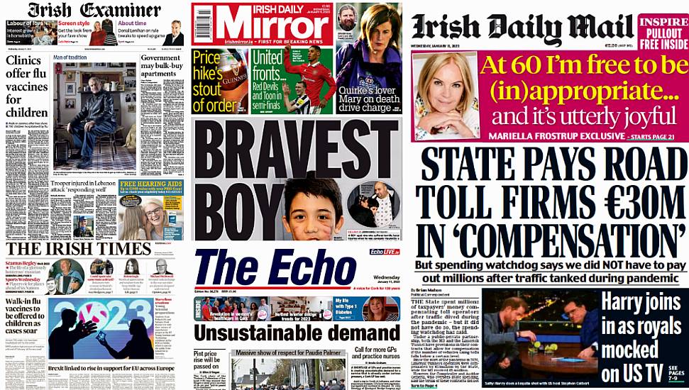 What The Papers Say: Wednesday's Front Pages