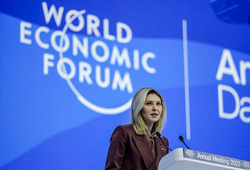 Ukraine’s First Lady Pleads For Global Help To Stop Russia During Davos Speech