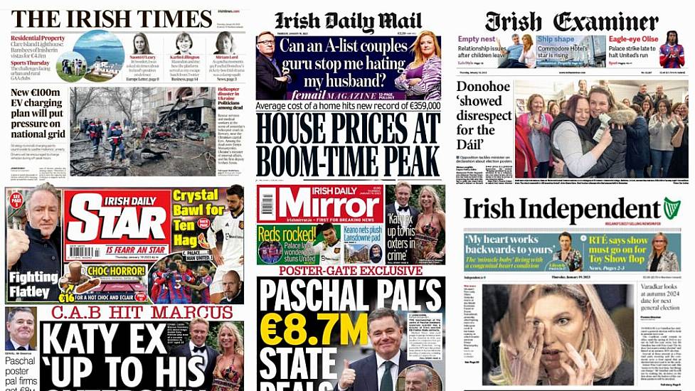 What The Papers Say: Thursday's Front Pages