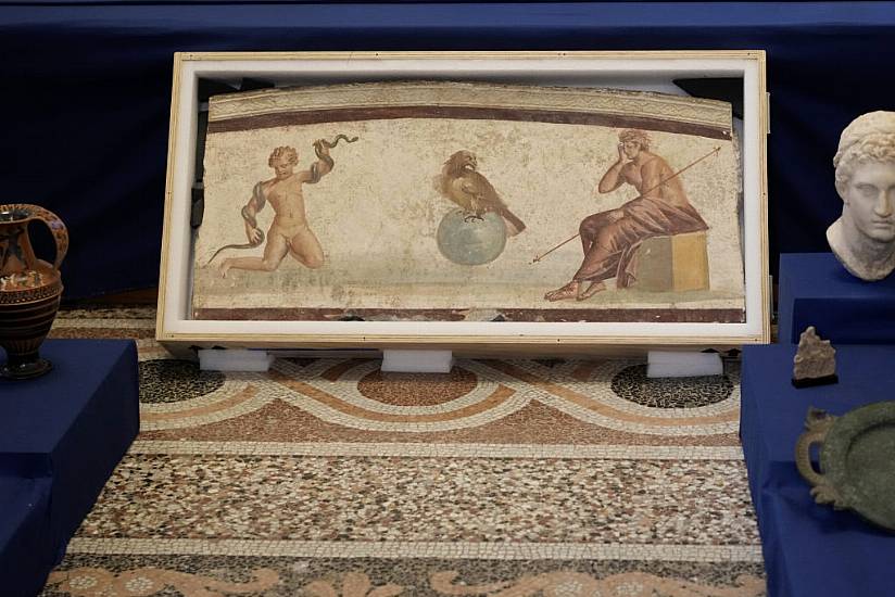 Ancient Fresco Among 60 Treasures Returned To Italy From Us