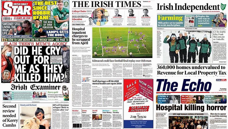 What The Papers Say: Tuesday's Front Pages