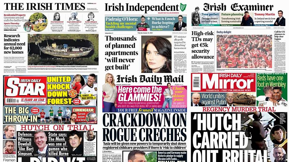 What The Papers Say: Thursday's Front Pages