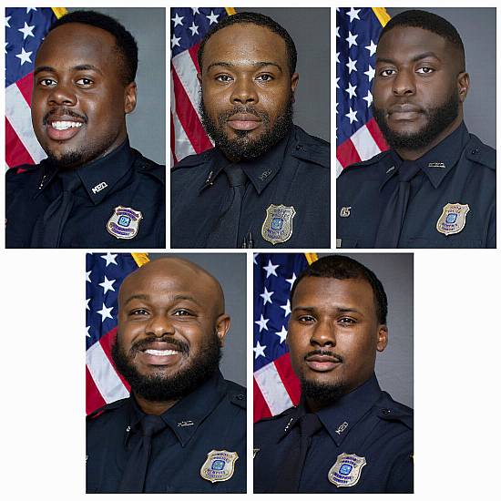 Five Memphis Police Officers Charged With Murder Of Driver After Traffic Stop