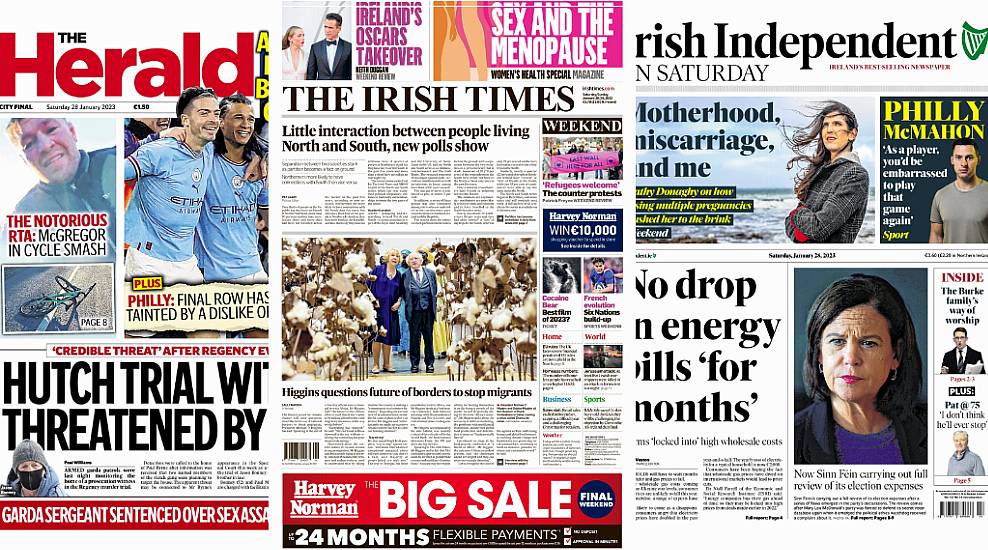 What The Papers Say: Saturday's Front Pages