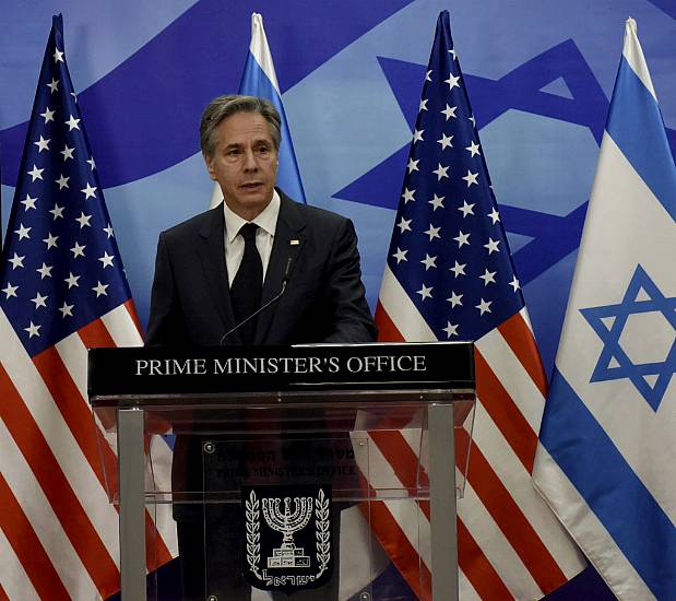 Us Secretary Of State Blinken Urges Israel-Palestinian Calm As Violence Soars