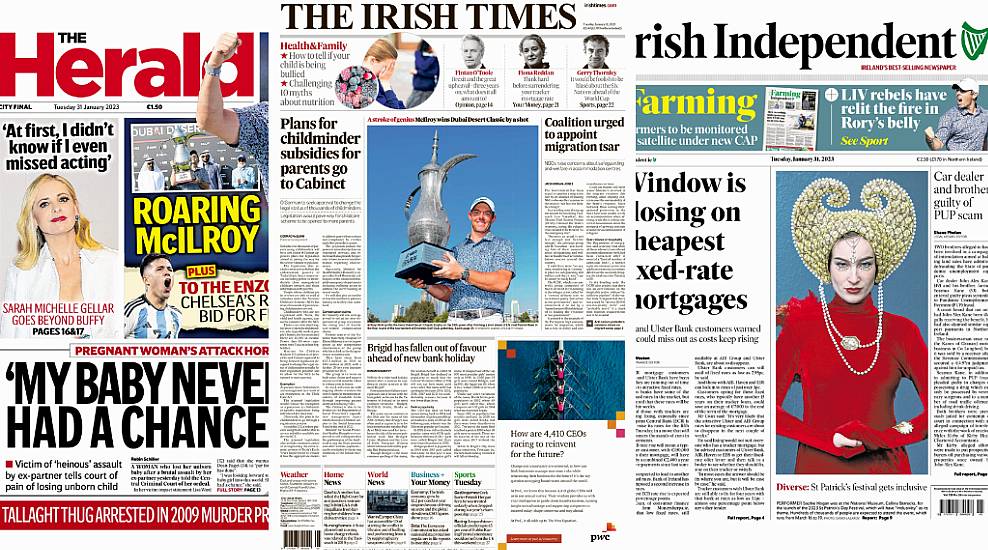 What The Papers Say: Tuesday's Front Pages