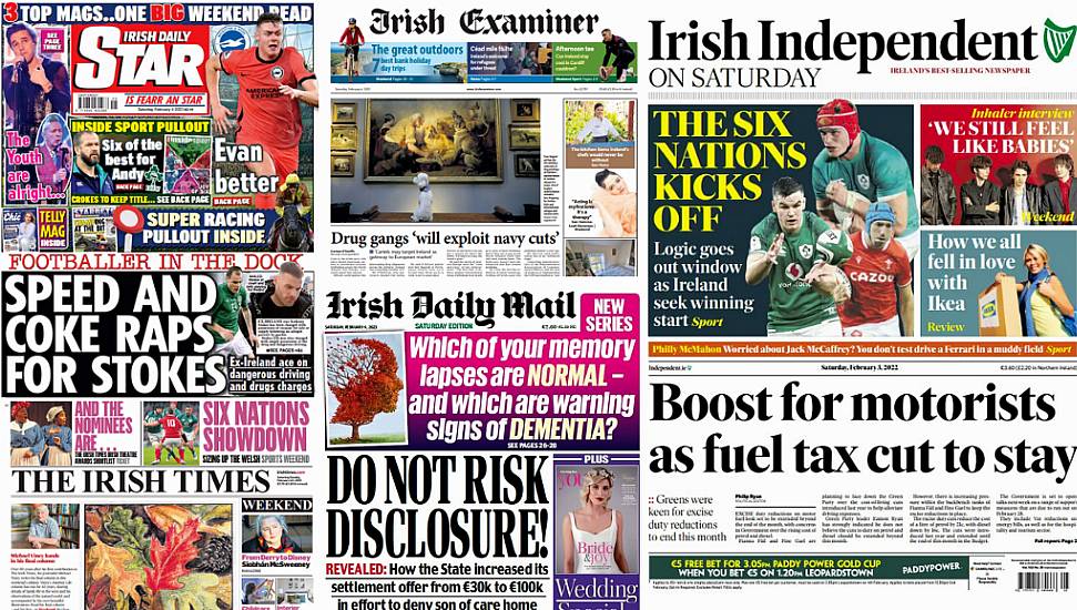 What The Papers Say: Saturday's Front Pages