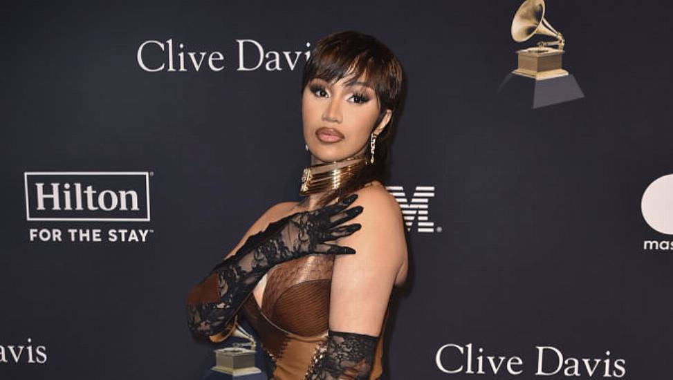 Cardi B Pays Tribute To Atlantic Records Pair At Pre-Grammys Gala