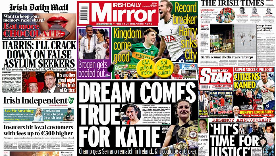 What The Papers Say: Monday's Front Pages