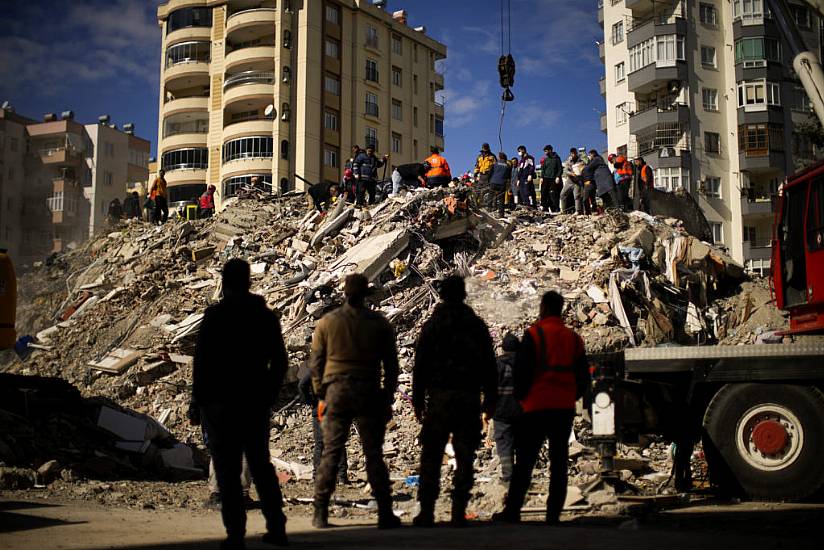 Search Teams And Emergency Aid Arrive As Earthquake Death Toll Passes 7,700