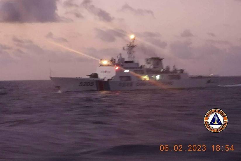 Chinese Coast Guard Accused Of Laser Attack On Philippines Ship Crew