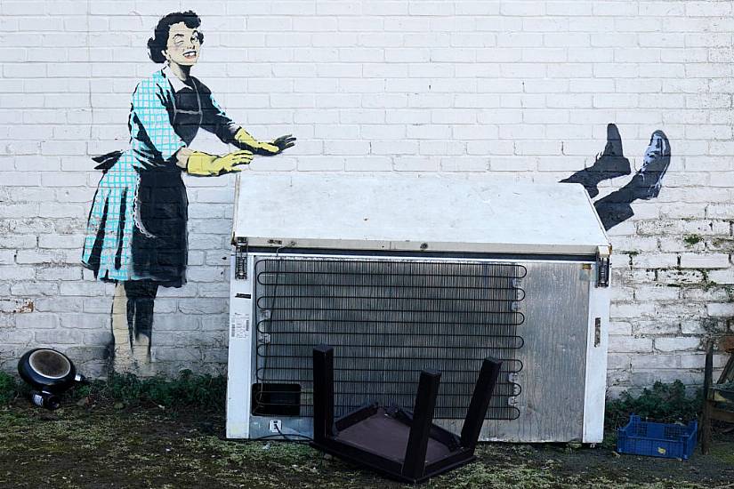 Freezer Removed From Banksy’s Valentine’s Day Mascara Artwork Again