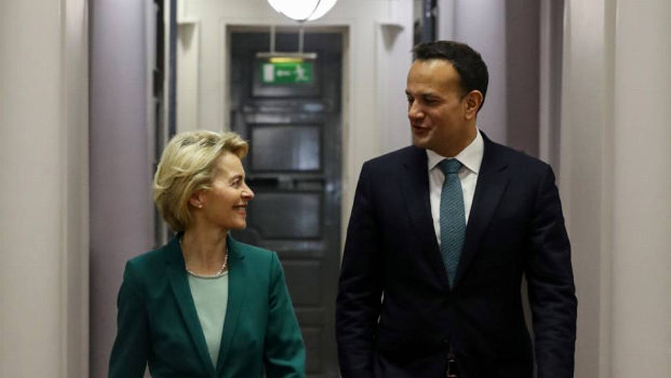 Varadkar Speaks With Eu's Von Der Leyen Ahead Of Meeting With Sunak