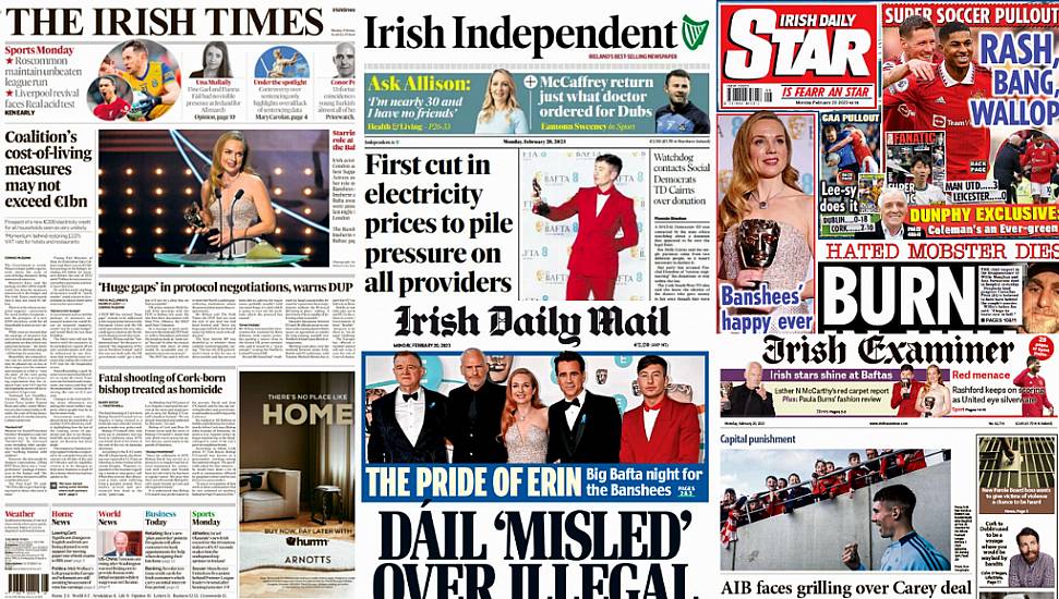 What The Papers Say: Monday's Front Pages