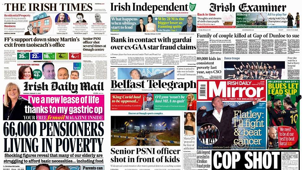 What The Papers Say: Thursday's Front Pages