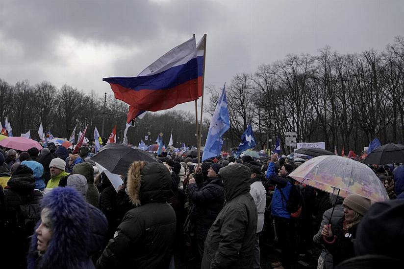 Thousands Join Berlin Rally Calling For Ukraine Peace Talks