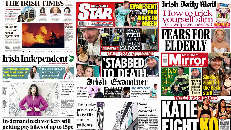 What The Papers Say: Wednesday's Front Pages