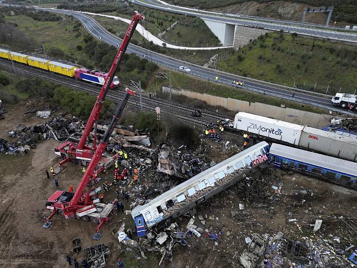 Greek Rail Workers Strike In Protest At Working Conditions After Deadly Crash