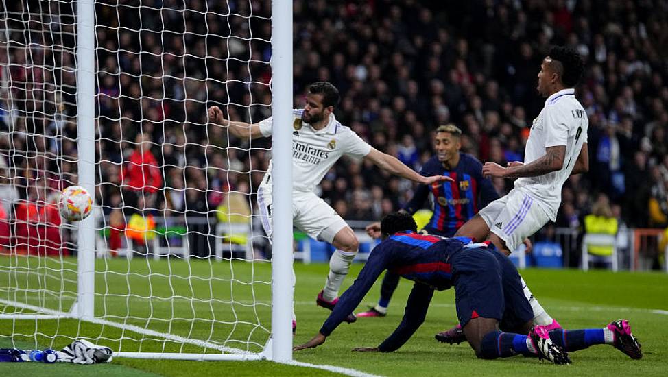 Eder Militao Own Goal Gives Barcelona The Upper Hand In Copa Del Rey Semi-Final