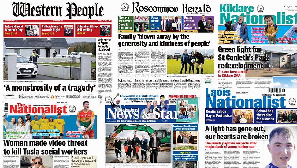 What The Local Papers Say: Castlebar Murder Investigation; North Quays Project Underway