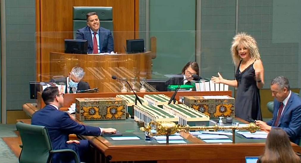 Mp Attends Australian Parliament Dressed As Tina Turner For Cancer Fundraiser