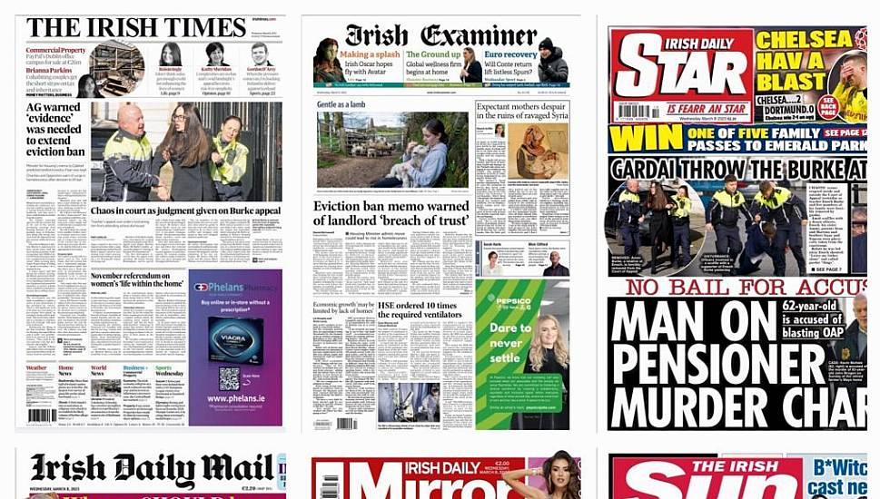 What The Papers Say: Wednesday's Front Pages