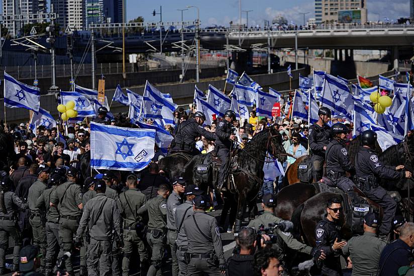 Netanyahu Airlifted To Airport After Protesters Block Road