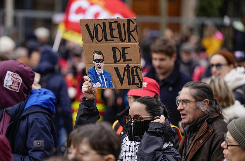 French Citizens Again Protest Against Macron’s Pension Plan