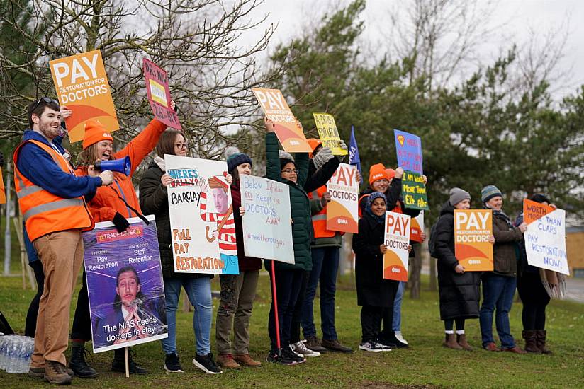 ‘We’re Not Worth 26% Less’ – British Junior Doctors Take To Picket Lines