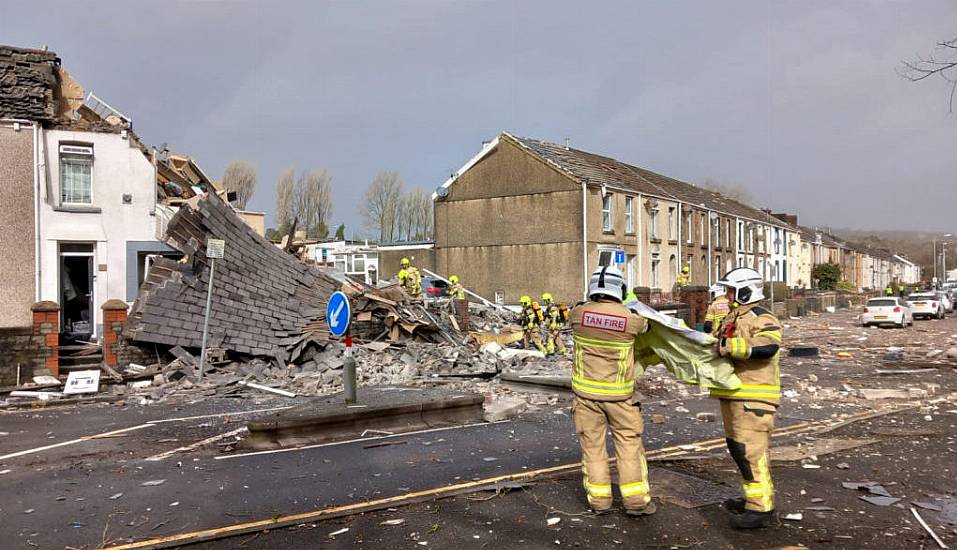 One Missing And Three In Hospital After Suspected Gas Explosion In Wales