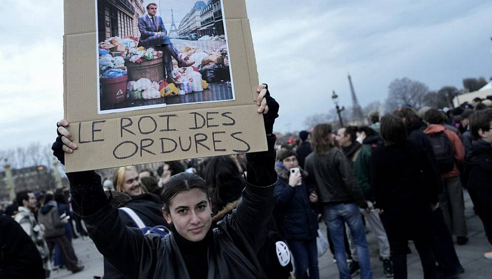 Paris Streets Calm After Pension Reform Protests As Rubbish Piles Up