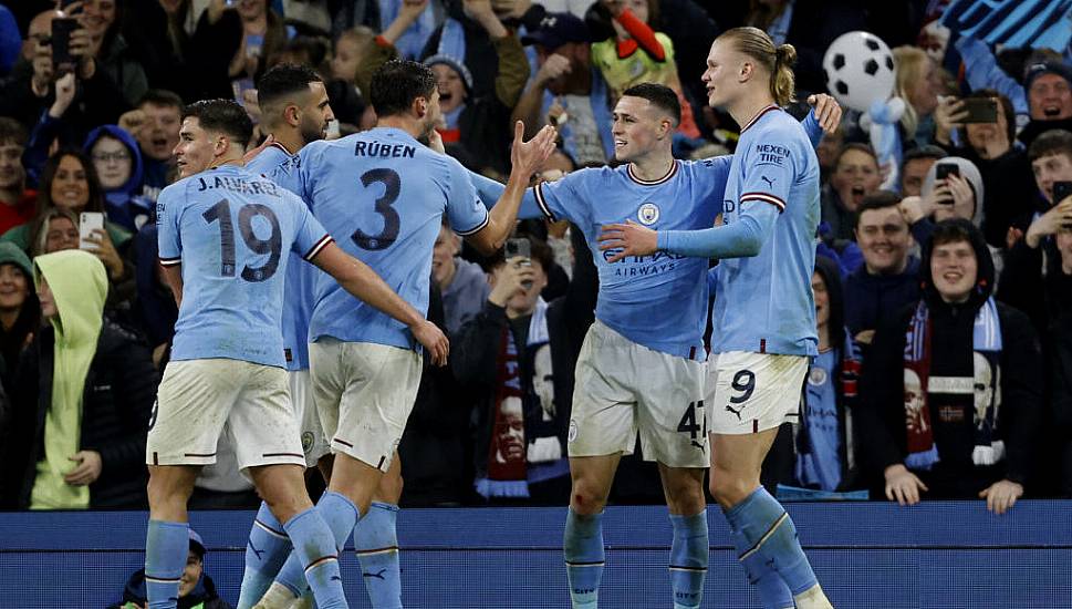 Miserable Man City Return For Vincent Kompany As Erling Haaland Bags Treble