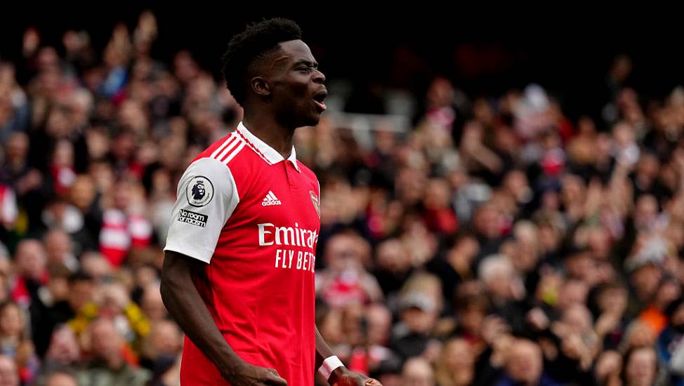 Bukayo Saka Scores Twice As Arsenal Beat Crystal Palace To Go Eight Points Clear