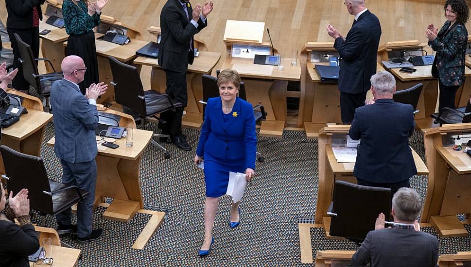 Sturgeon Given Standing Ovation After Final Holyrood Speech As Scotland's First Minister