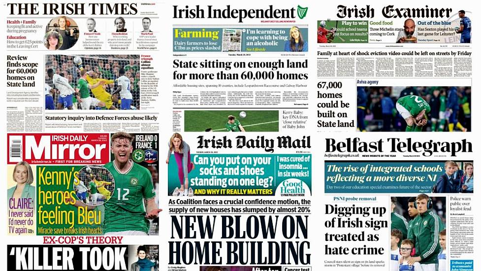 What The Papers Say: Tuesday's Front Pages