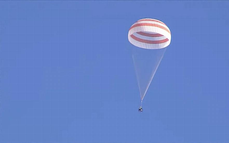 Russian Space Capsule Hit By Coolant Leak Returns Safely To Earth