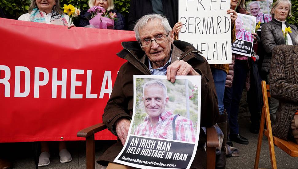 Vigil Held Outside Dublin Embassy For Irishman Detained In Iran