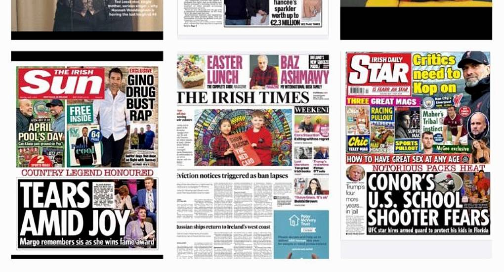 What The Papers Say: Saturday's Front Pages