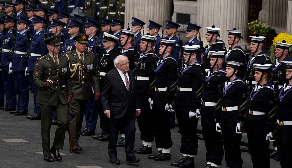 President And Taoiseach Mark 1916 Rising Anniversary