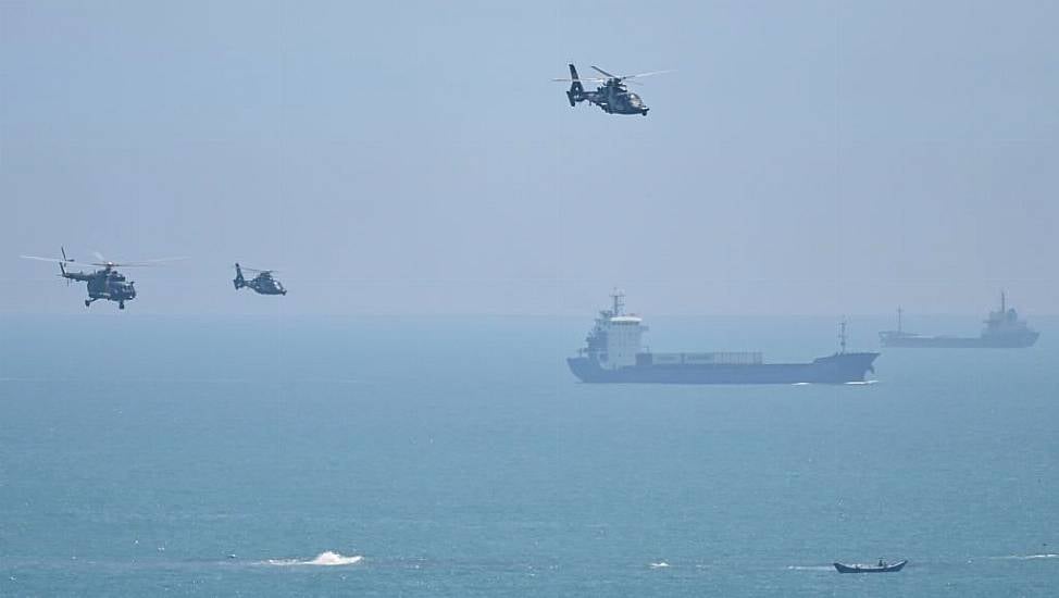 China Simulates Striking Taiwan On Second Day Of Drills