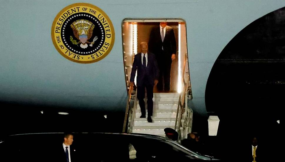 Us President Joe Biden Arrives In Belfast To Start His Visit To Ireland