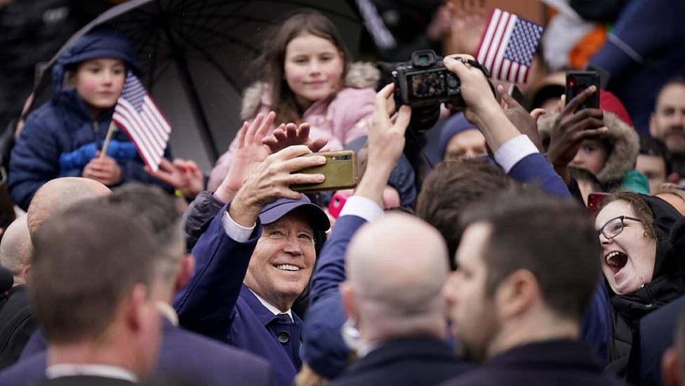 Biden Receives Warm Welcome From Waiting Crowd In Dundalk Visit