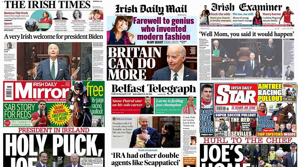 What The Papers Say: Friday's Front Pages