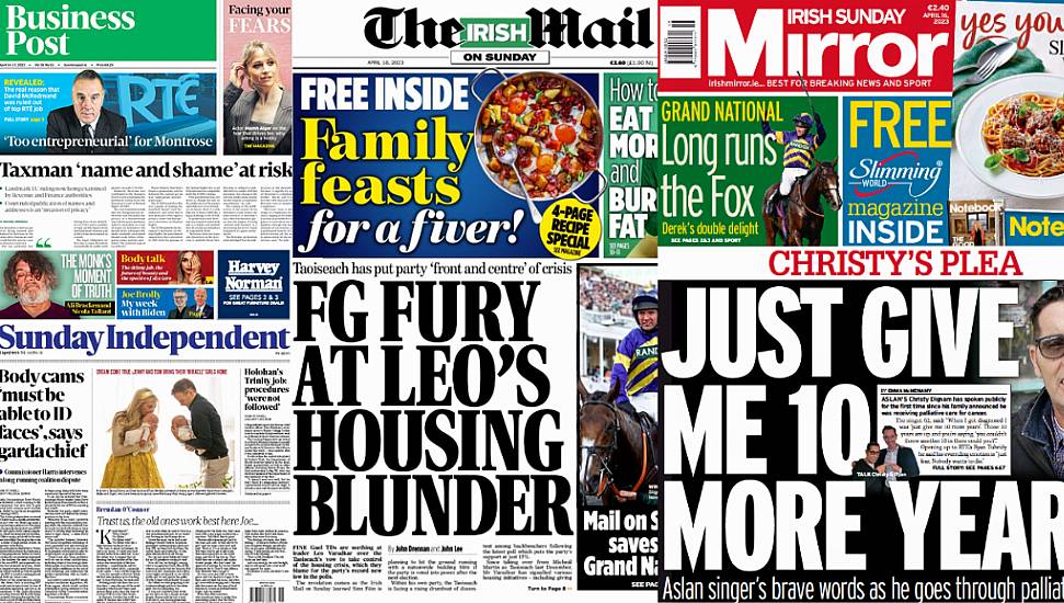 What The Papers Say: Sunday's Front Pages