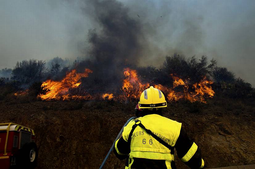 Firefighters Tackle France’s First Major Forest Blaze Of 2023