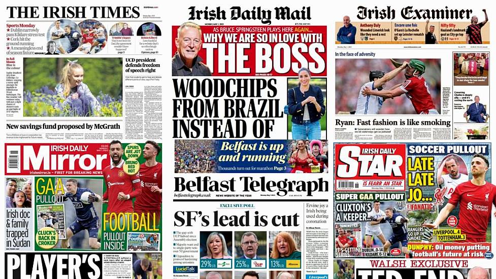 What The Papers Say: Monday's Front Pages